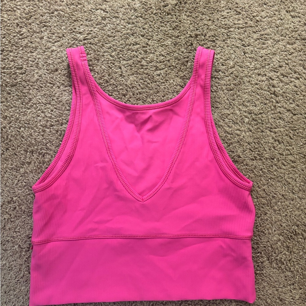 lululemon athletica Sonic Pink Power Pivot Tank Top - Picture 2 of 2